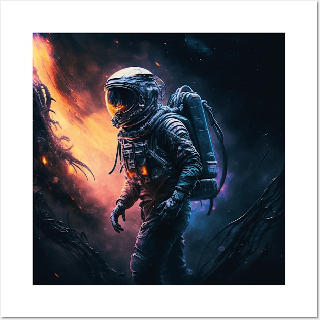 spaceman Wall Art by rocknerd